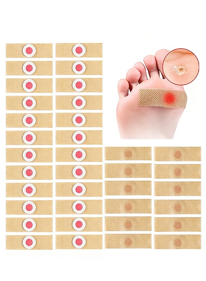 36 Pcs Corn Remover Pads, One-Step Foot Corn Callus Remover Patches for Toes Heels Fingers, Soften Cuticles & Relieve Pain - Image 1